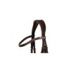 Uzdečka HARRY'S HORSE Release s anatomickým nánosníkem hnědá COB