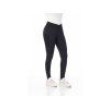 Dámské jezdecké legíny EQUITHEME Flora black (36) (DOPRODEJ)