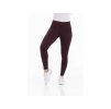 Dámské jezdecké legíny EQUITHEME Original Brigitte burgundy (34)
