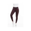 Dámské jezdecké rajtky EQUITHEME Originals Claudine full grip burgundy (44)
