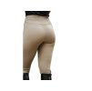 Dámské jezdecké legíny EQUITHEME Je Taime Acacia full grip beige (S)