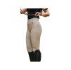 Dámské jezdecké legíny EQUITHEME Je Taime Acacia full grip beige (L)