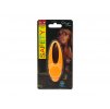Svítící přívěšek DOG FANTASY LED silikonový oranžový 8cm