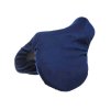 Obal na sedlo EQUITHEME Polar fleecový tmavě modrý