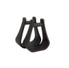 Westernové třmeny WESTRIDE Composite černé 13cm
