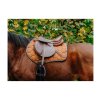 Všestranná podsedlová dečka EQUITHEME Quadri camel VS