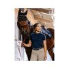 Dámské jezdecké tričko EQUITHEME Marion navy blue (L)