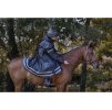 Nepromokavý jezdecký kabát EQUITHEME Ridercoat černý (L)