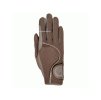 Dámské rukavice RSL London hnědé (L)