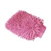 Čistící rukavice HIPPOTONIC Chenille z mikrovlákna růžová