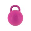 Míč pro koně HIPPOTONIC s madlem fuchsia