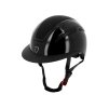 Bezpečnostní helma EQUITHEME Agris s širokým kšiltem glossy black celestial (53-55)