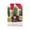 Podkolenky EQUITHEME Argyle ecru/taupe (35-38)