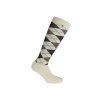 Podkolenky EQUITHEME Argyle ecru/taupe (39-41)