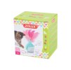 Hračka pro kočky ZOLUX - plastový míček s peříčky 10cm
