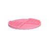 Lízací podložka EAT SLOW LIVE LONGER Circle růžová 21cm