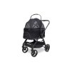Kočárek pro psy a kočky WONDERFOLD P3 Jet Black 2v1 (do max 22,7kg)