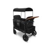 Kočárek/vozík WONDERFOLD W4 Luxe Volcano Black pro 4 děti
