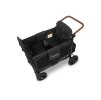 Kočárek/vozík WONDERFOLD W4 Luxe Volcano Black pro 4 děti