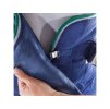 Výběhová deka BUCAS Smartex Extra Big Neck blue 155cm