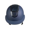 Bezpečnostní helma HKM Glamour Shield navy/silver (59-61)