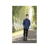 Dětská nepromokavá jezdecká bunda HKM Rainy Day deep blue (176)