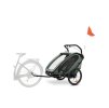 Cyklovozík/Kočárek pro děti HAUCK Bike N Walk Duo 3v1 dark green