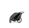 Cyklovozík/Kočárek pro děti HAUCK Bike N Walk Duo 3v1 dark green