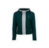 Dámská jezdecká mikina HKM Livigno deep green (XXL)