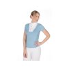 Dámské závodní tričko HKM Virginia s krátkým rukávem ice blue (M)