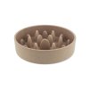 Protihltací miska DOG FANTASY EcoStyle béžová (400ml) 14cm