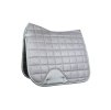 Drezurní podsedlová dečka HKM Glitter Mesh light grey PDR
