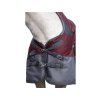 Výběhová deka HKM Yukon 600D High Neck 200g dark red/grey 125cm