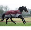 Výběhová deka HKM Yukon 600D High Neck 200g dark red/grey 165cm