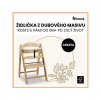 Dětská židle HAUCK Arketa dub masiv