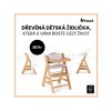 Dětská židle HAUCK Beta+B dřevěná natural