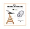 Dětská židle HAUCK Beta+B dřevěná natural