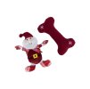 Vánoční hračka TRIXIE bavlna - Gift Set Santa/kost 30cm