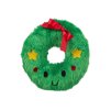 Vánoční hračka TRIXIE plyš - Xmas Wreath vánoční věnec 22cm