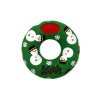 Vánoční hračka KONG Airdog donut zelený (M) 12,7cm