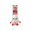 Vánoční hračka DOG FANTASY plyš - Winter Tale sněhulák pískací 40cm