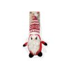 Vánoční hračka DOG FANTASY plyš - Winter Tale Santa pískací 40cm