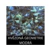 Vodítko přepínací HAPPYZOO BY KIWLY softshell Hvězdná geometrie modrá 2,5x200cm