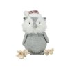 Vánoční hračka TRIXIE plyš - šedá sova s provazy 31cm (DOPRODEJ)