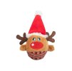 Vánoční hračka TRIXIE plyš - chrastící sobík 6x12cm