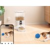 Smart dávkovač krmiva PETSUPER PF01-2 s WiFi a kamerou bílý 5l