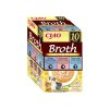 INABA Ciao Cat Broth kuře, kuře s lososem a kuře s hřebenatkou 10x40g (multipack)
