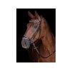 Uzdečka HKM Carolin s hannoverským nánosníkem black/white FULL