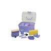 Box na čištění + sada čištění COVALLIERO pro děti fialový
