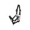 Ohlávka s vodítkem HKM Basic pro Hobby Horse black